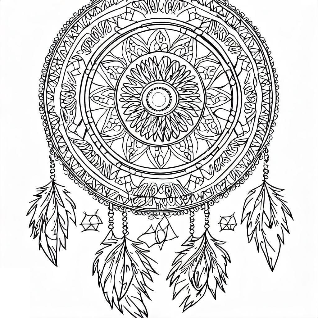 Mandalas Attrape rêves 17